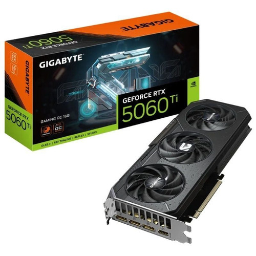 TARJETA GRAFICA GIGABYTE RTX 5060 TI GAMING 16G OC-SX20 TARJETA GRAFICA GIGABYTE RTX 5060 TI GAMING 16G OC